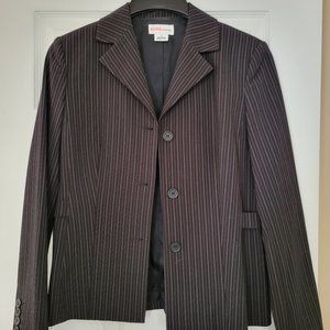 Michael Kors Black Pinstripe Women's Blazer Size 6
